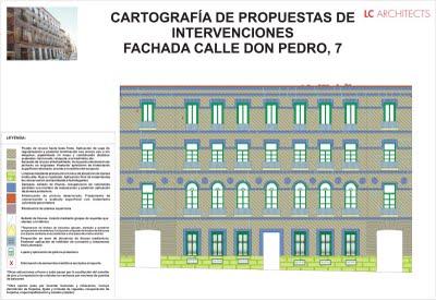 Restauración Fachada C/ Don Pedro, 7 - Madrid (Spain)