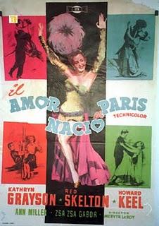 AMOR NACIÓ EN PARIS, EL  (“Lovely To Look At”, EE.UU., 1952)