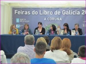 Mesa redonda “La aventura de publicar Romántica” en la Feria del Libro de La Coruña. Crónica.