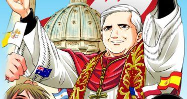 Benedicto XVI, nuevo héroe de cómic