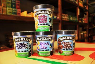 helados de ben and jerry´s de comercio justo en Tenerife
