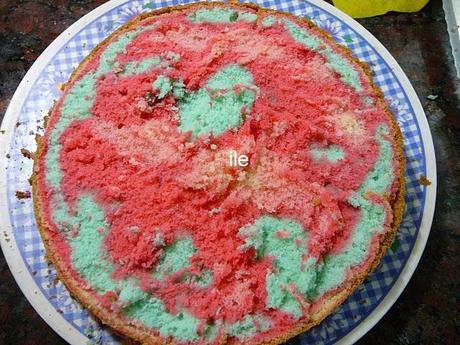 Torta de colores (ideal para los niños)