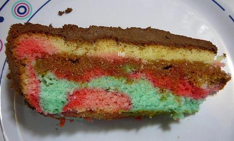 Torta de colores (ideal para los niños)