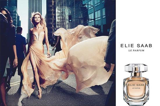 campaña publicitaria de el perfume de Elie Saab