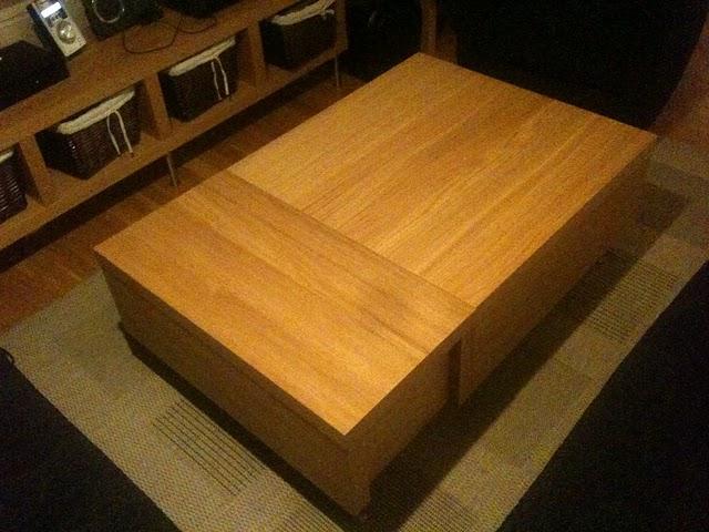 Ikea Hack: Mesa de Centro con 3 almacenajes Malm