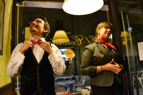 Inercia Teatro en un escaparate