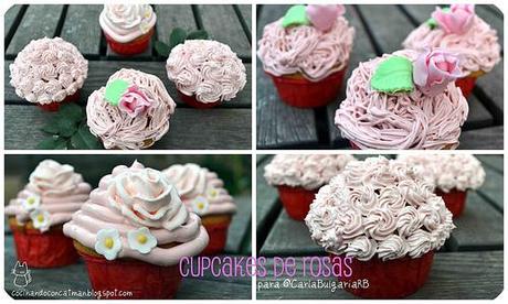 Cupcakes rosas de ManuCatMan