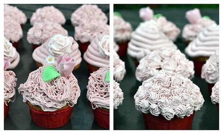 Cupcakes de rosas