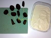 Helado de plátano con Conguitos