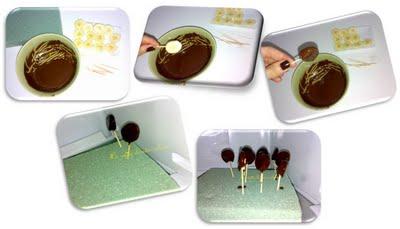 Helado de plátano con Conguitos