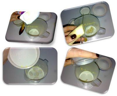 Helado de plátano con Conguitos