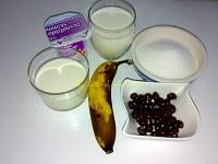 Helado de plátano con Conguitos