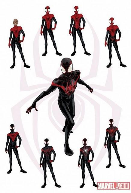 ULTIMATE SPIDER-MAN: Los diseños del nuevo Hombre Araña