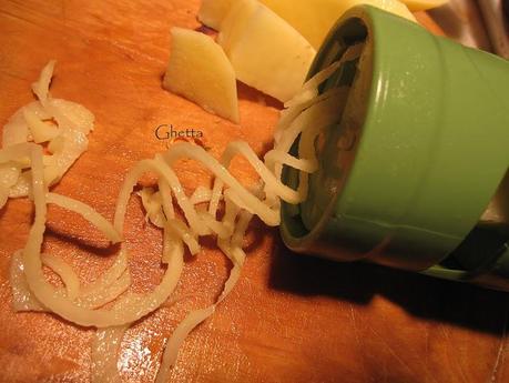 Papas fritas enruladas super crocantes