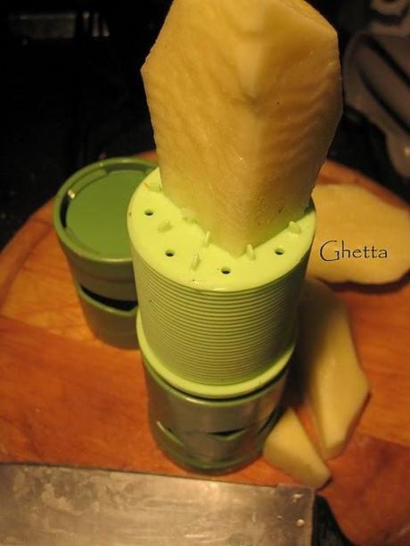 Papas fritas enruladas super crocantes