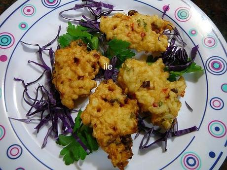 Croquetas o buñuelos de arroz