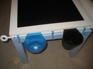 TUNEO: mesa pizzarra CON ACCESORIOS