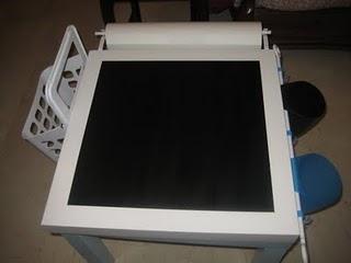 TUNEO: mesa pizzarra CON ACCESORIOS