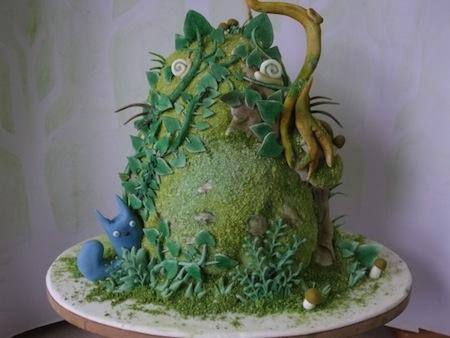 Espectacular pastel de Totoro