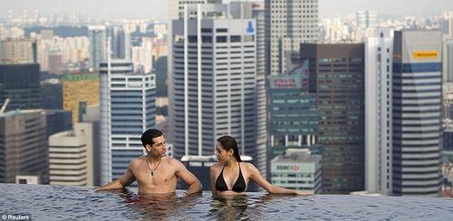 La expectacular Piscina del Marina Bay Sands