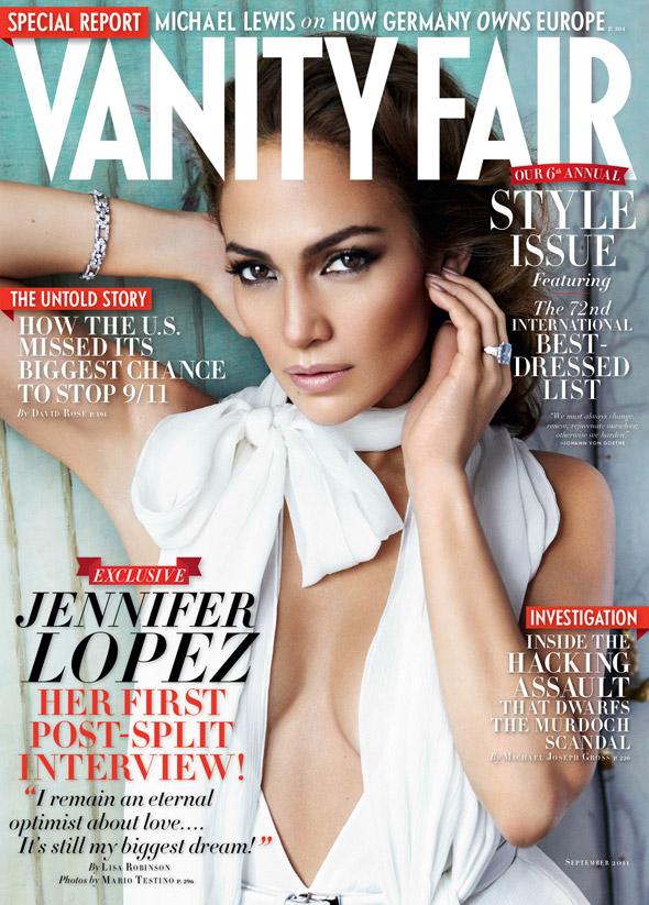 JENNIFER LOPEZ  MAGNIFICA A LOS 42 AÑOS EN VANITY FAIR