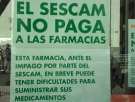 El Sescam no paga