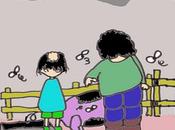 Comida cerdos. Gótico Americano. (Relato gráfico terror).