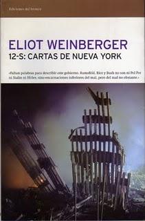 12-S: Cartas de Nueva York, de Eliot Weinberger