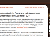 Destacado Conferencia Int. Alzheimer 2011