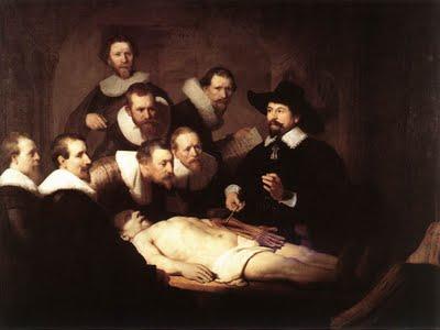 Lección de Anatomía (Rembrant, 1632; Thierry Roge -Reuters-, 2011)