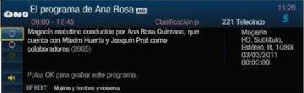 Así será el Futuro Servicio TiVo de ONO