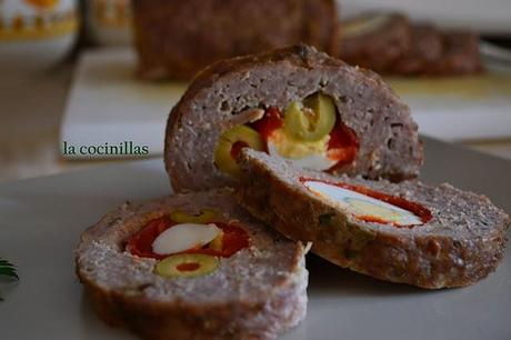 REDONDO DE CARNE PICADA CON MOSTAZA.