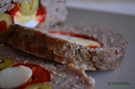 REDONDO DE CARNE PICADA CON MOSTAZA.