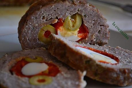 REDONDO DE CARNE PICADA CON MOSTAZA.