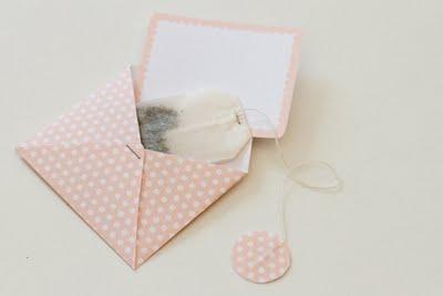 Tutorial: Sobrecitos con té para los invitados
