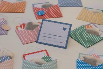 Tutorial: Sobrecitos con té para los invitados