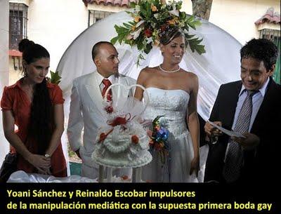 Más de la manipulada boda gay en Cuba