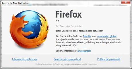 Mozilla Firefox 6 Listo Para Descargar.