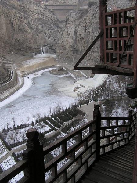 El increíble templo colgante de Hengshan