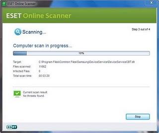 Escanea tu PC online con NOD32