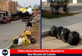 En San Vicente: SE OLVIDARON DE LA URBANIZACIÓN LIBERTAD…