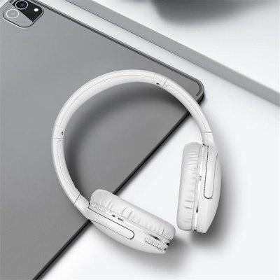 Baseus D02 Pro Auriculares Bluetooth Inalámbricos de Bluetooth 5.0 Manos Libres en Cabeza Inalámbrica Montado en Teléfono Móvil Juego de Música Reducción de Ruido 1