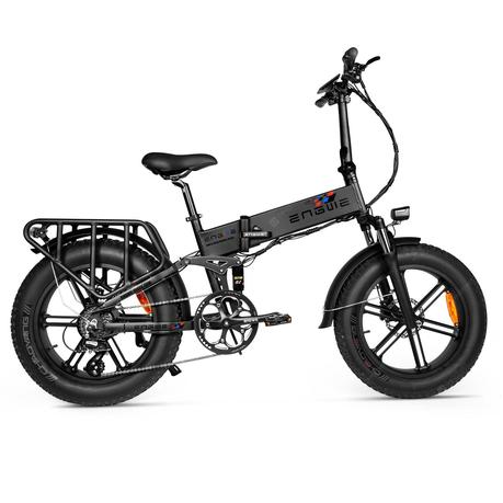 «ENGWE ENGINE PRO 750W Folding Fat Tire Electric Bike with 12.8Ah Battery and Hydraulic Suspension»