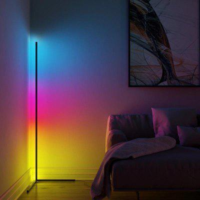 RGB Symphony Floor Lámpara Moderna Simple Sala de estar Esquina Tira colorida Minimalista Atmósfera Luz 3000k 24w 1