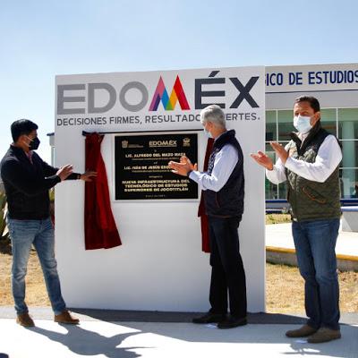 MEJORAMOS EL TECNOLÓGICO DE ESTUDIOS SUPERIORES DE JOCOTITLÁN PARA IMPULSAR LA FORMACIÓN DE LOS JÓVENES DEL NORTE DEL EDOMÉX: ALFREDO DEL MAZO