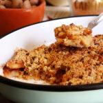 Crumble de Manzana crumble manzana nuez postre facil