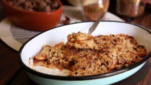 Crumble de Manzana crumble manzana nuez postre facil