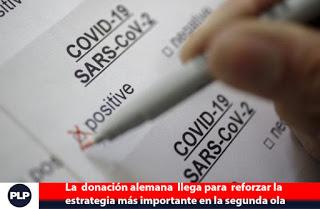 ALEMANIA DONA PRUEBAS PARA DIAGNOSTICAR LA COVID-19…