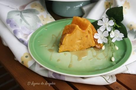 Bizco-tarta de calabaza, queso y leche condensada  El Ágora de Ángeles