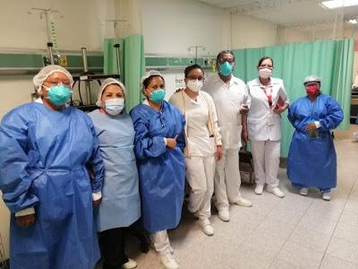 APOYA PERSONAL DE ENFERMERÍA Y TRABAJO SOCIAL ISSEMYM COMUNICACIÓN ENTRE PACIENTES COVID Y SUS FAMILIARES